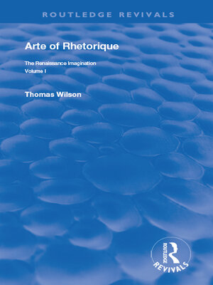 cover image of Arte of Rhethorique